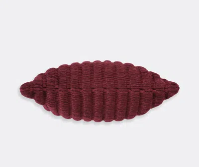 Tom Dixon Cushions Burgundy Uni In Burgundy