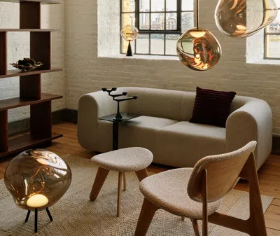 Tom Dixon Cushions Burgundy Uni In Burgundy