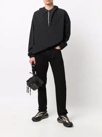 Carhartt Five-pocket Trousers Featuring Belt Loops Design In Black