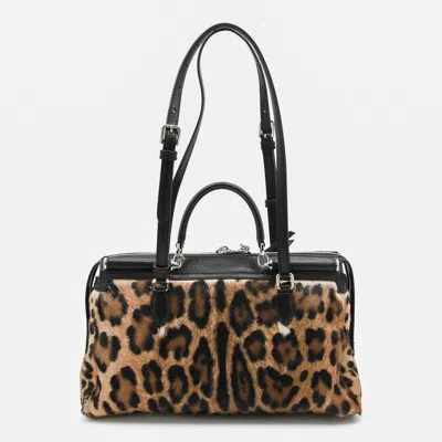 Dolce & Gabbana Dolce&gabbana Women Vittoria Leo Print Handbag In Animal Print