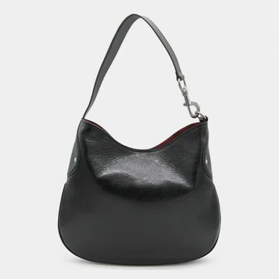 Mulberry Textured Shoulder Bag Metal Hardware In Black