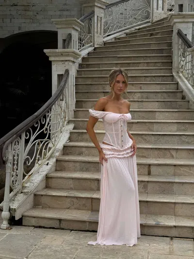 Outcast Lubela Maxi Skirt Blush