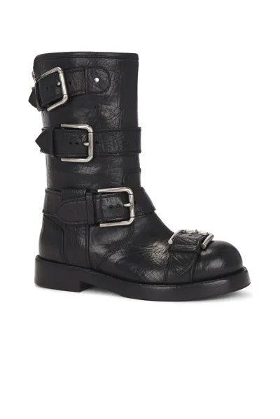Dolce & Gabbana Short Boot In Black