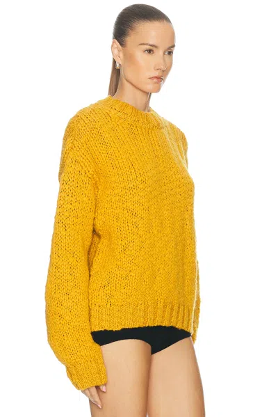 Amiya Nuvola Scarf And Sweater In Orange