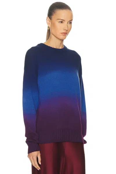 Amiya Classic Gradient Wool Sweater In Multi