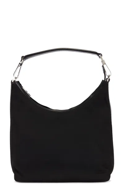 Pre-owned Gucci Clasp Hobo Bag In Black