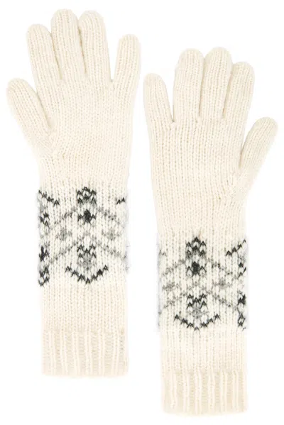Moncler Gloves In White