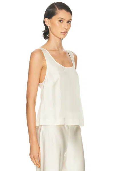 St Agni Jordan Button Up Top In White