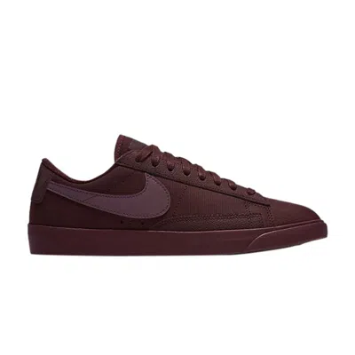 Pre-owned Nike Wmns Blazer Low Pinnacle 'deep Burgundy' | Red | Women's Size 8