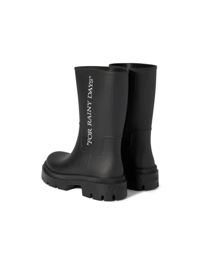 Off-white Reboot Rainy Days Rain Boot In Black