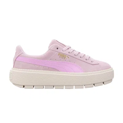 Pre-owned Puma Suede Platform Trace Jr 'winsome Orchid' | Pink | Kid's Size 6.5