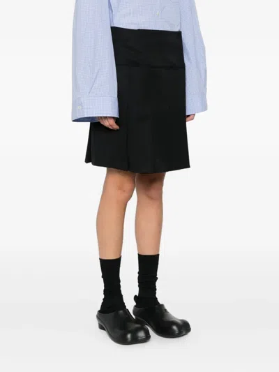 GIRDLE 褶饰迷你半身裙