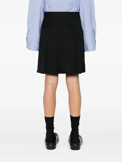 GIRDLE 褶饰迷你半身裙