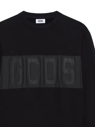 Gcds Sweatshirt Mit Logo In Black