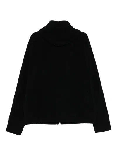 Andrea Ya'aqov Zip-up Hoodie In Black
