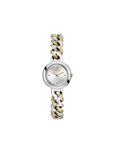 Furla Steel Chain Armband 28mm In Metallic