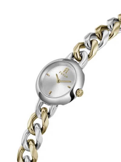 Furla Steel Chain Armband 28mm In Metallic