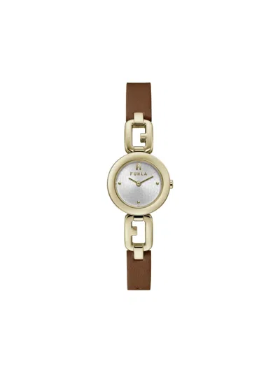 Furla Arco Chain 28mm In Brown