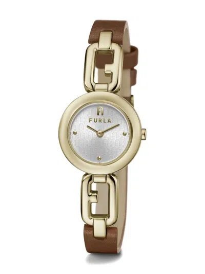 Furla Arco Chain 28mm In Brown