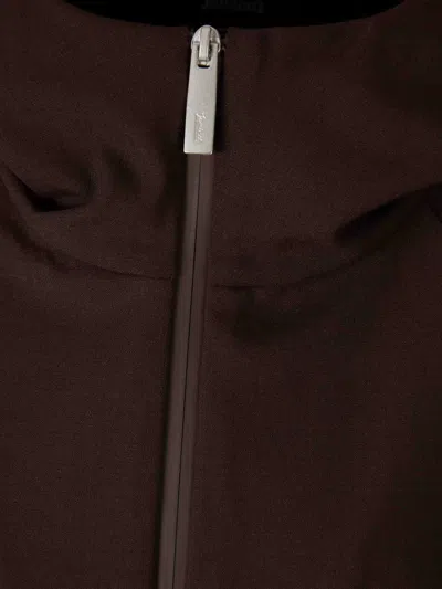 Laminar Technical Hooded Jacket In Brown