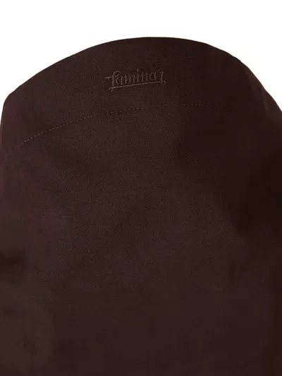 Laminar Technical Hooded Jacket In Brown