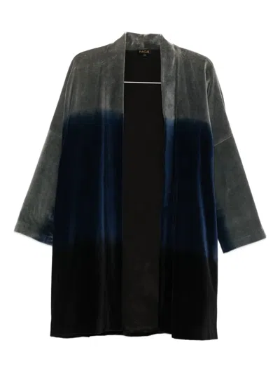 Yavi Dip-dye-mantel In Blue