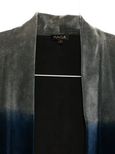 Yavi Dip-dye-mantel In Blue