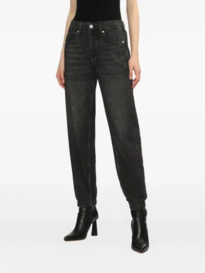 Rag & Bone Miramar Elasticated Jeans In Black
