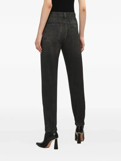 Rag & Bone Miramar Elasticated Jeans In Black