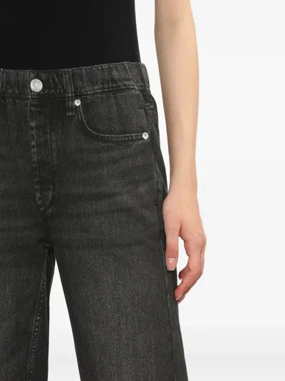 Rag & Bone Miramar Elasticated Jeans In Black