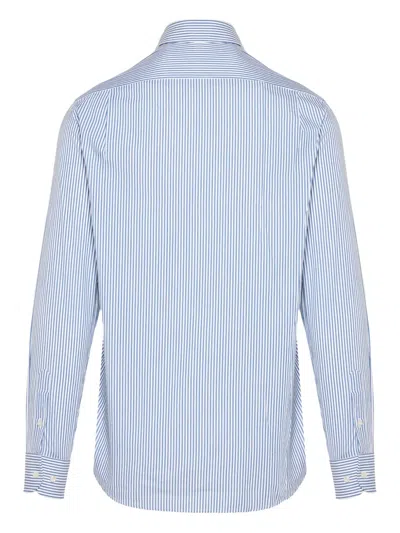 Paul & Shark Hemd Mit Gestreifter Tasche In Blue