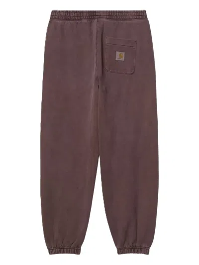 Carhartt Patch Pocket Track Pants In Brown