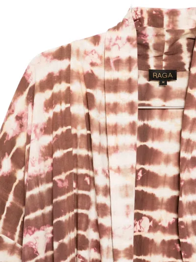 Yavi Mansi Hemd Mit Batikmuster In Brown