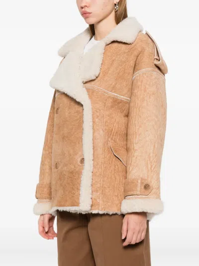 Salvatore Santoro Doppelreihiger Mantel In Brown