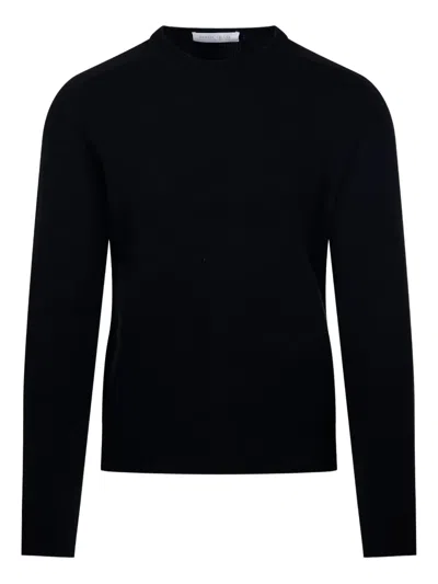 Cashmere Company Crew-neck Sweater In Black