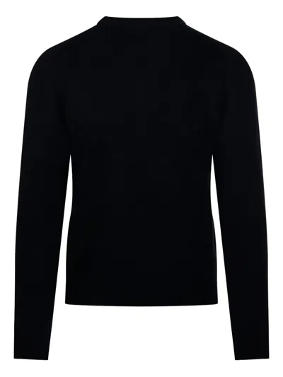 Cashmere Company Crew-neck Sweater In Black