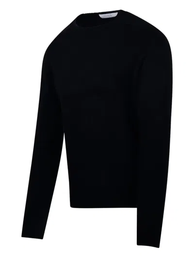 Cashmere Company Crew-neck Sweater In Black