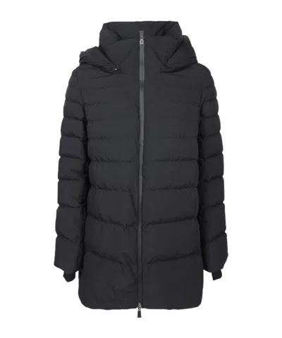 Herno Detachable-hood Padded Coat In Multi