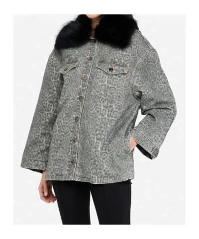 Liu •jo Printed Lapel Jacket In Multi