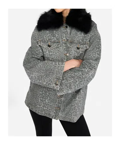 Liu •jo Printed Lapel Jacket In Multi