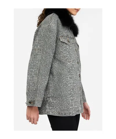 Liu •jo Printed Lapel Jacket In Multi