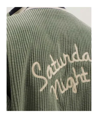 1989 Studio Boss Breathable Blue Sneakers With Green Details And White Sole In Green