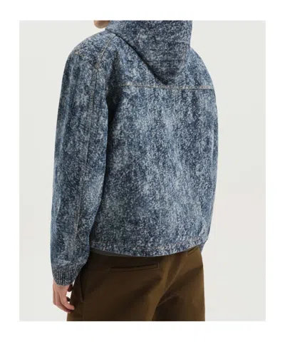 1989 Studio Hooded Zip Jacket In Gray