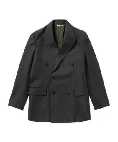 1989 Studio Double-breasted Blazer In Green