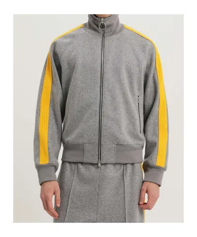 1989 Studio Side Stripe High Collar Ribbed Cuffs In Gray