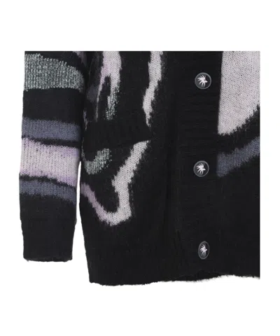 Pucci Embroidered Mohair Blend Oversize Cardigan In Multi