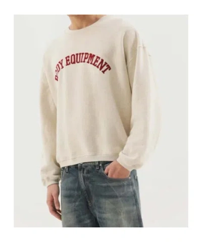 1989 Studio White Body Equipment Crew Neck Sweatshirt In Neutral