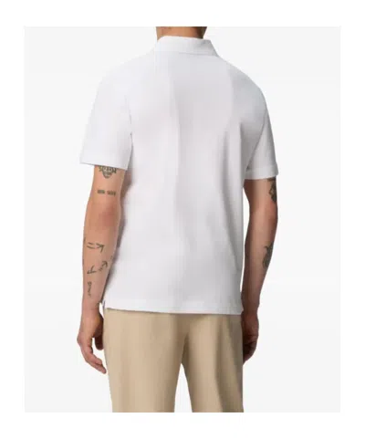 Missoni Zigzag Embroidery And Contrasting Detail Piqué Polo Shirt In White