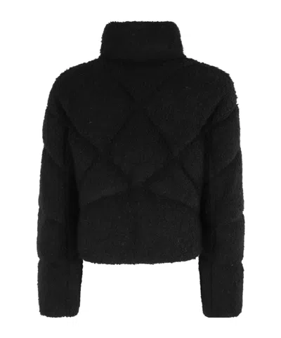 Khrisjoy Daisy Teddy Down Jacket For Women In Black