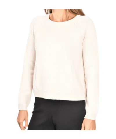 Gran Sasso Textured-knit Crew-neck Sweater In White
